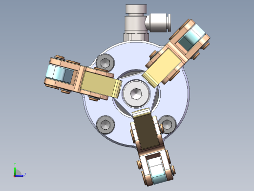 气缸式柔性夹爪sw13可编辑左视缩略图