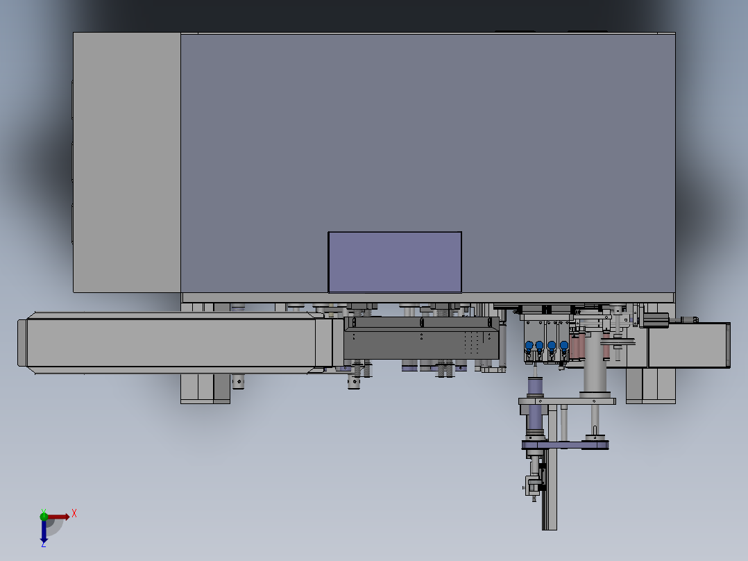 方型锂电池卷绕机sw14可编辑俯视图