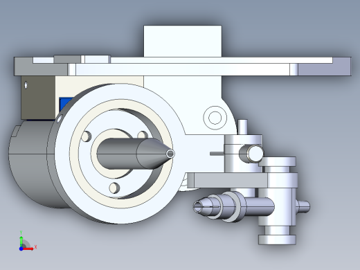 四轴自动焊锡机3D模型前视缩略图