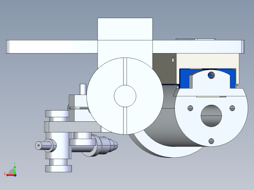 四轴自动焊锡机3D模型后视缩略图