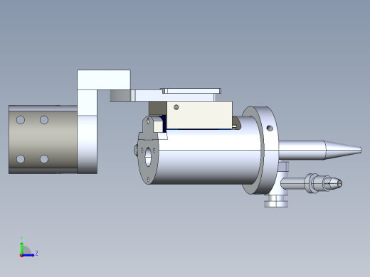 四轴自动焊锡机3D模型左视缩略图