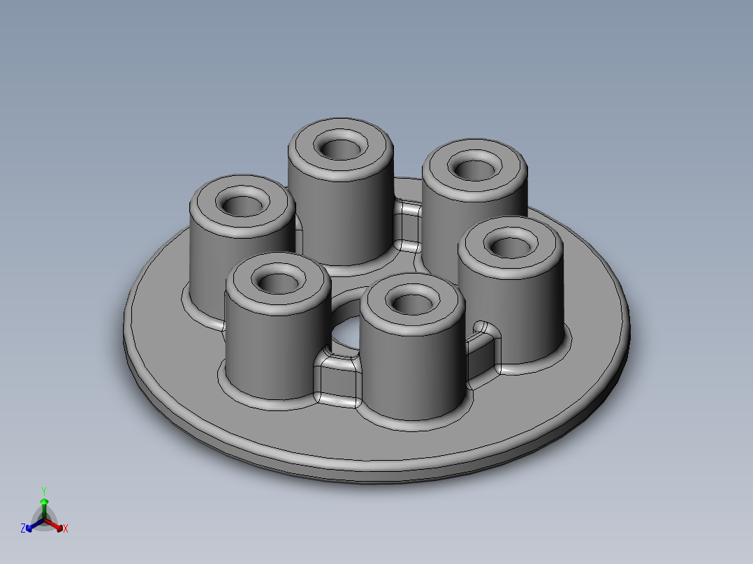 气动双盘摩擦压力机设计-SW正等轴测图