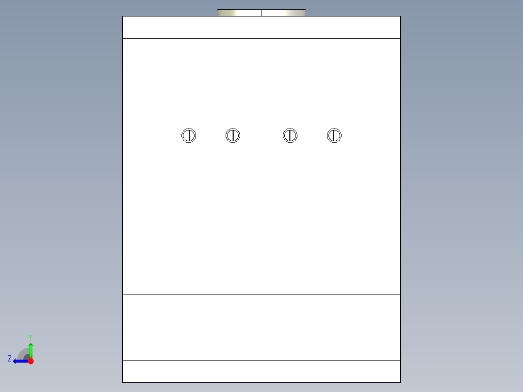 带侧台方套管右视图