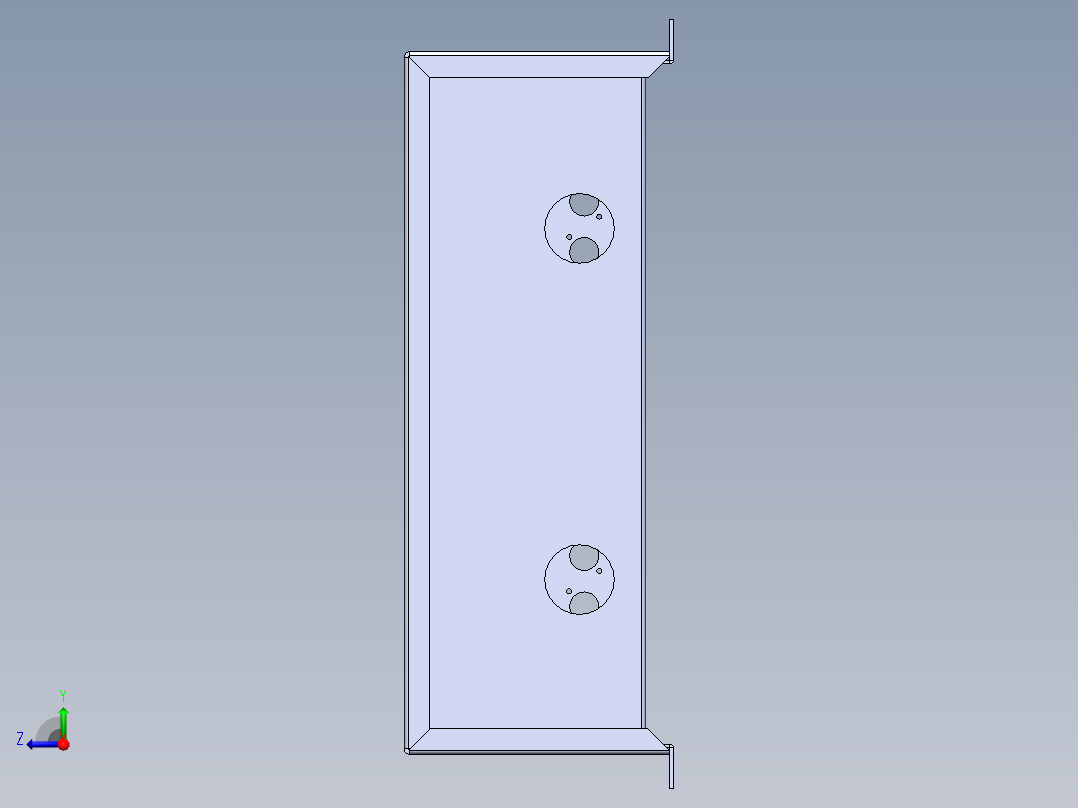 光纤终端盒右视图