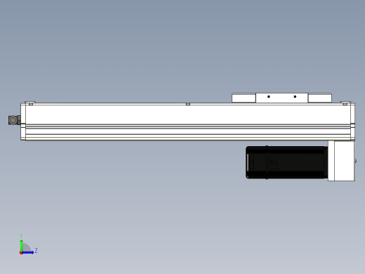 Toyo东佑达直线模组-ECH14-350-BM-400W+煞車左视缩略图