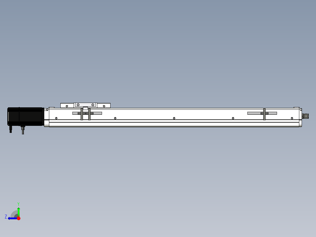 Toyo东佑达直线模组-ECH12-600-BC-400W右视图
