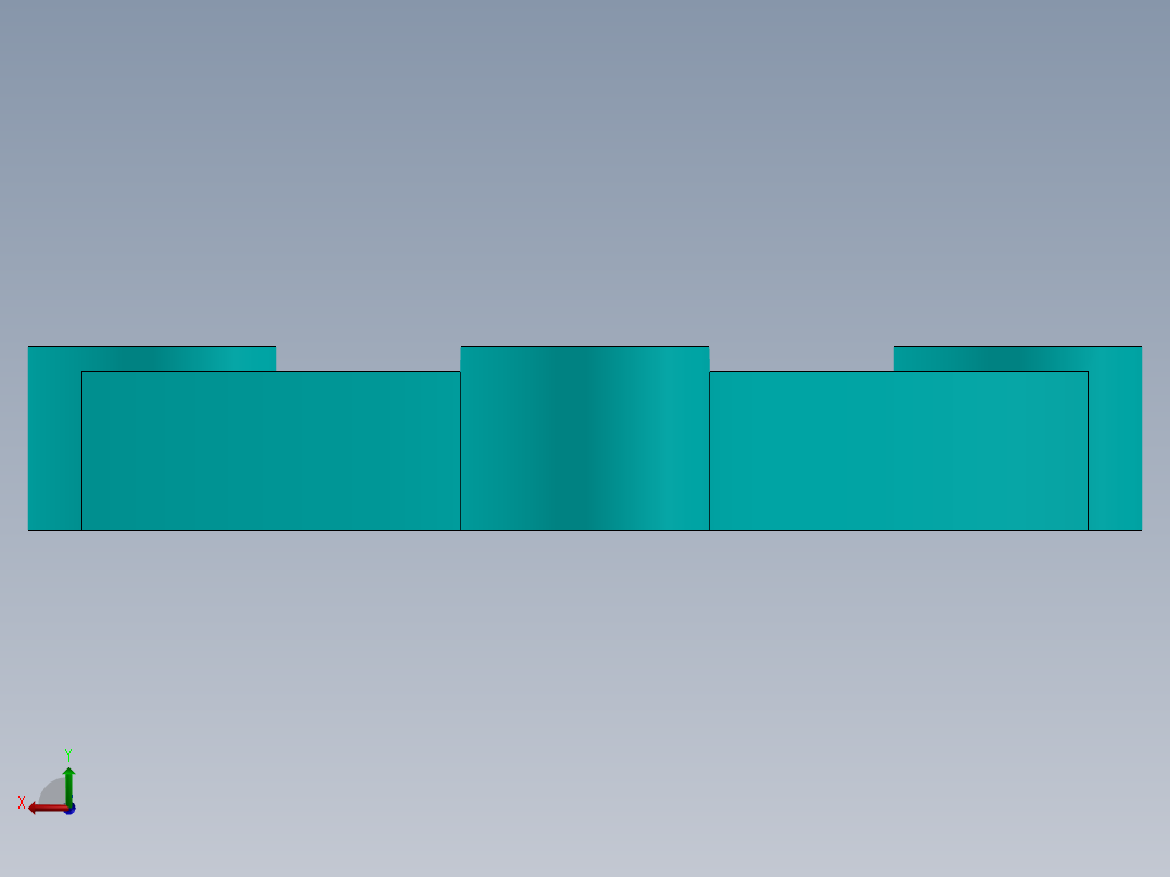 SW建模练习题-exercise 113后视图