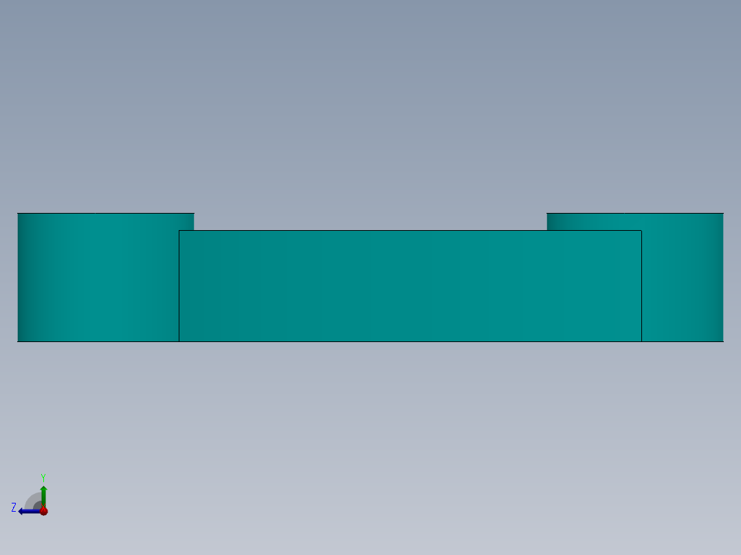 SW建模练习题-exercise 113右视图
