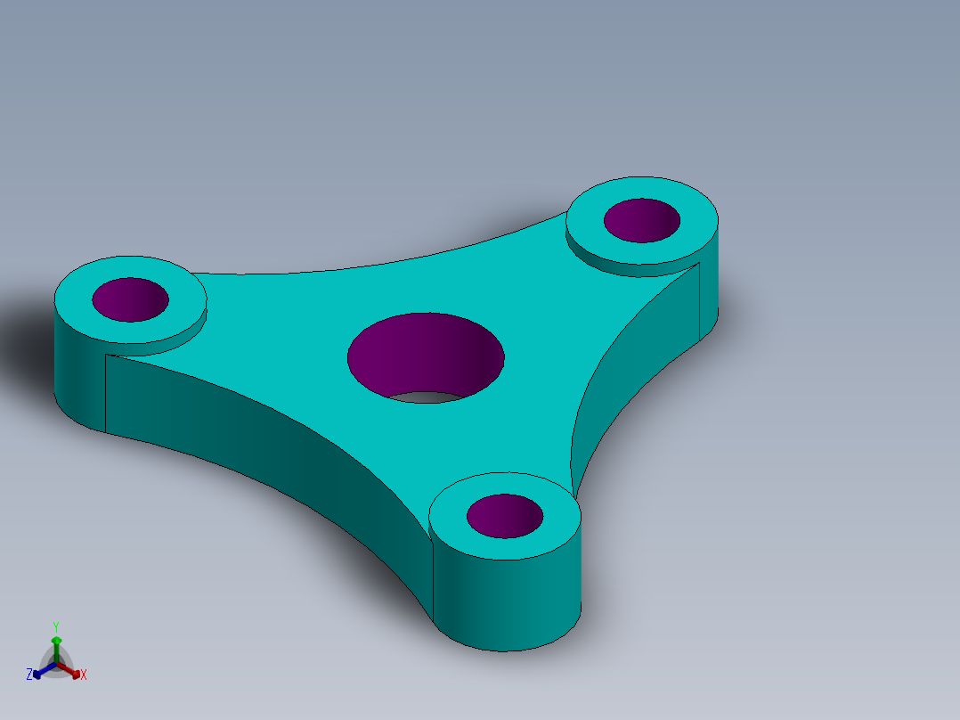 SW建模练习题-exercise 113正等轴测图