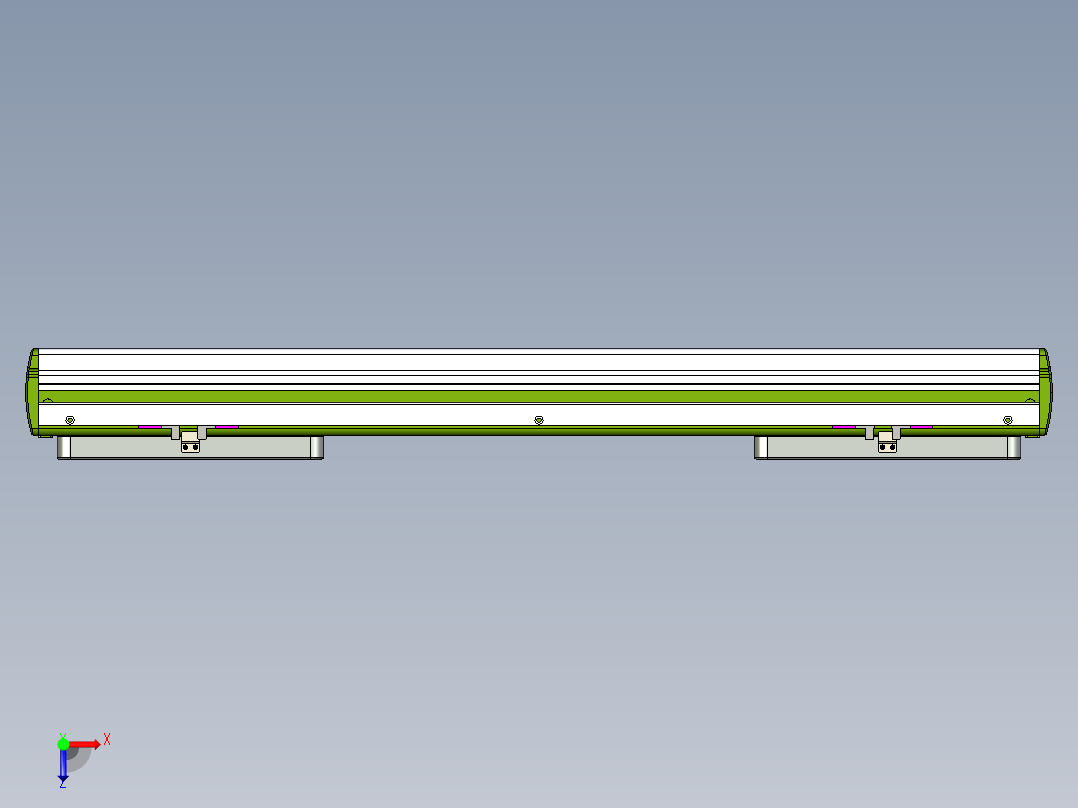 威洛博LC系列3d模型模组2LC14S2Y-S300俯视图