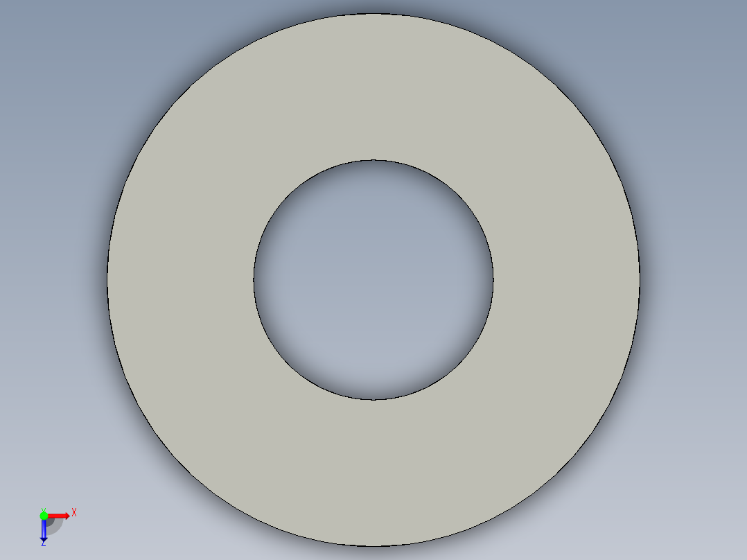 基恩士FU-73washer_kc图纸模型俯视图
