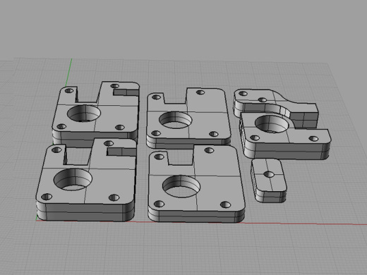 3D打印机Ultimaker XY Blocks（XY轴 STL3D打印文件）缩略图