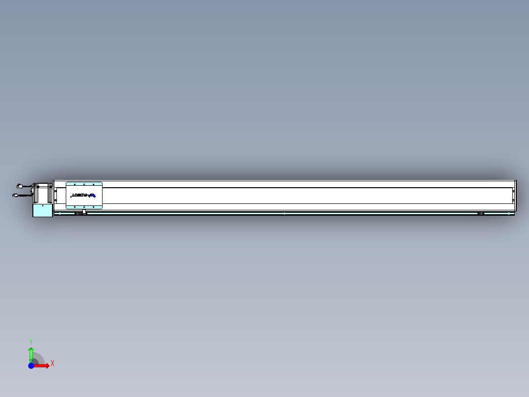 威洛博VBC同步带传动一无尘环境VBC14-L45-S1750-BLU-ZP75-C3前视图