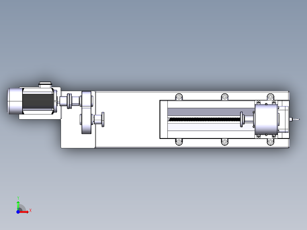 汽车传动轴扭转疲劳试验台前视图