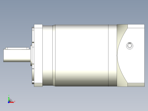直齿PLF120-L3-LC 19-95-115-M8.stp前视缩略图