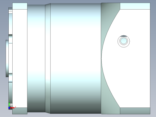 直齿孔PLF120-L1-LC 22-110-145-M8.stp前视缩略图