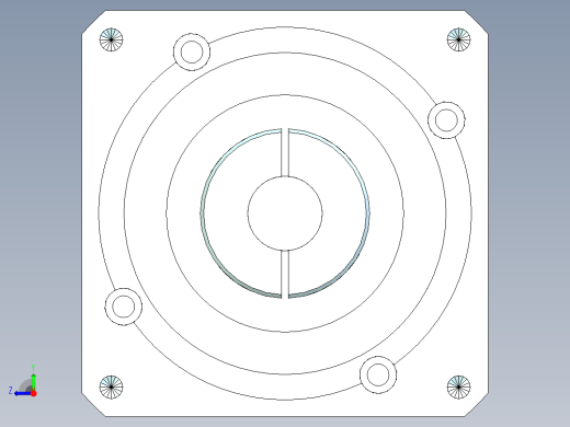 直齿孔PLF120-L1-LC 22-110-145-M8.stp右视缩略图
