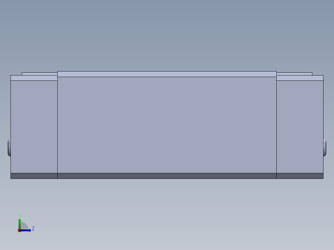 上银直线滑轨-EGH15CA 滑块左视图
