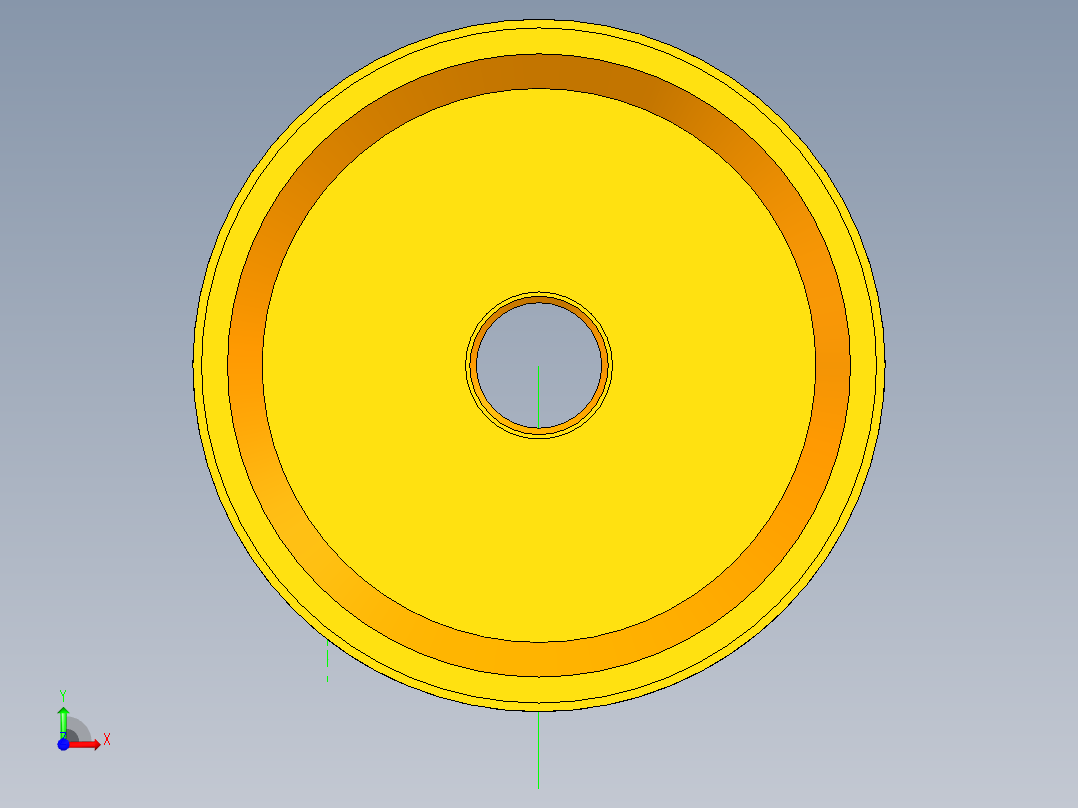 UG吸盘模型前视图