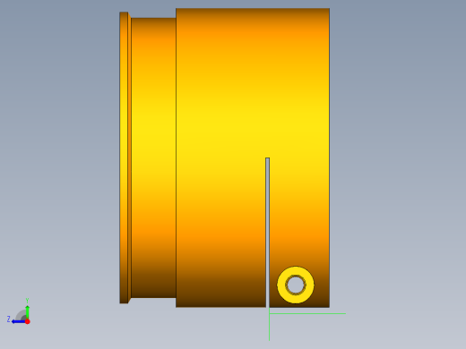 UG吸盘模型右视缩略图