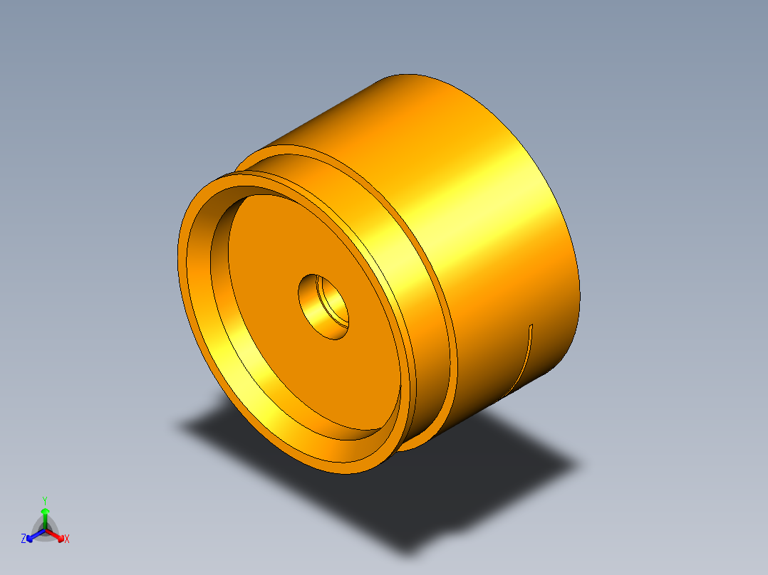 UG吸盘模型正等轴测图
