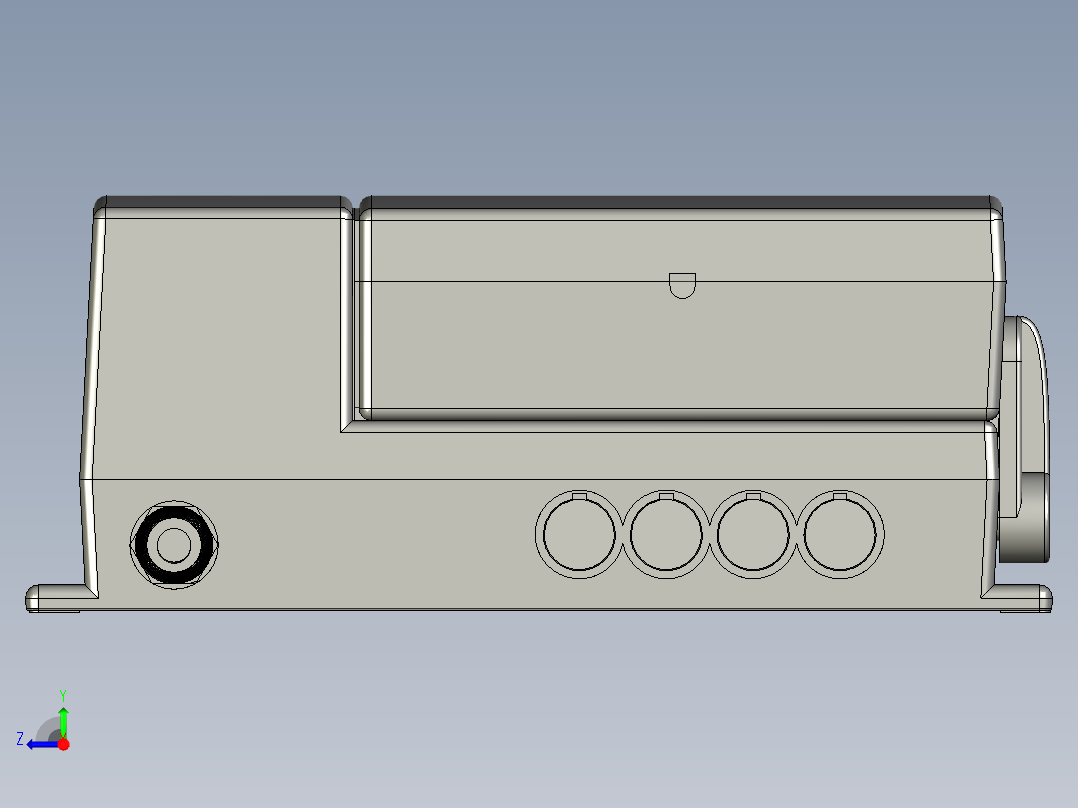 上银线性制动器STEP_LAK2B-1右视图