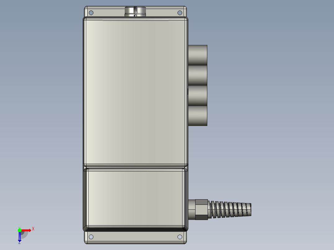 上银线性制动器STEP_LAK2B-1俯视图