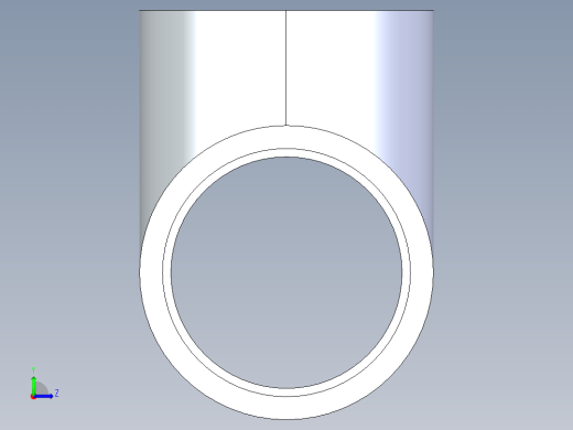 CPVC管件01-Sch80_Tee_SxSxS_9801-030_3in左视缩略图
