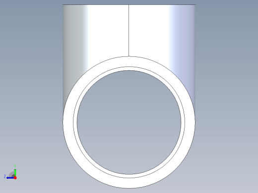 CPVC管件01-Sch80_Tee_SxSxS_9801-030_3in右视缩略图