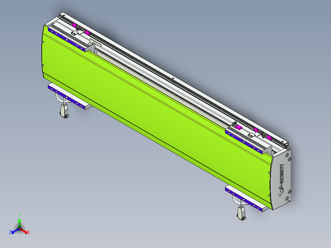 威洛博VL系列3d模型模组2VL22H2Y-S650主视图