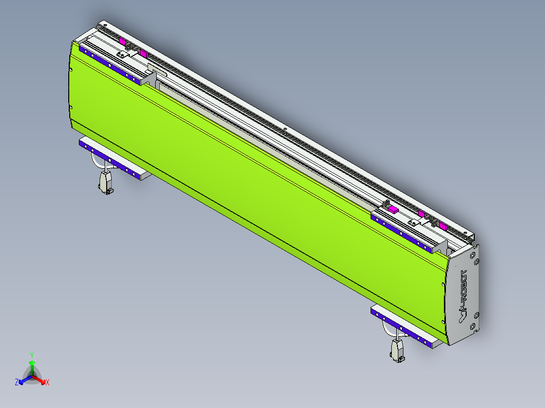 威洛博VL系列3d模型模组2VL22H2Y-S650正等轴测图