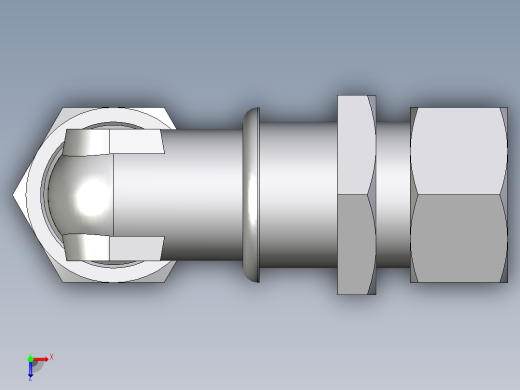 卡套式工业通用硬管接头EO_Bulkhead_elbow_WSV22ZLCF俯视缩略图