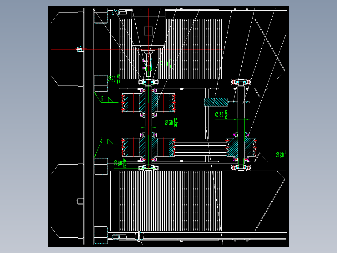 振动筛式花生收获机设计图纸