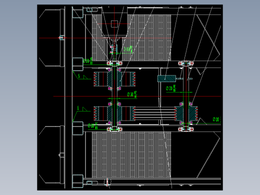 振动筛式花生收获机设计图纸