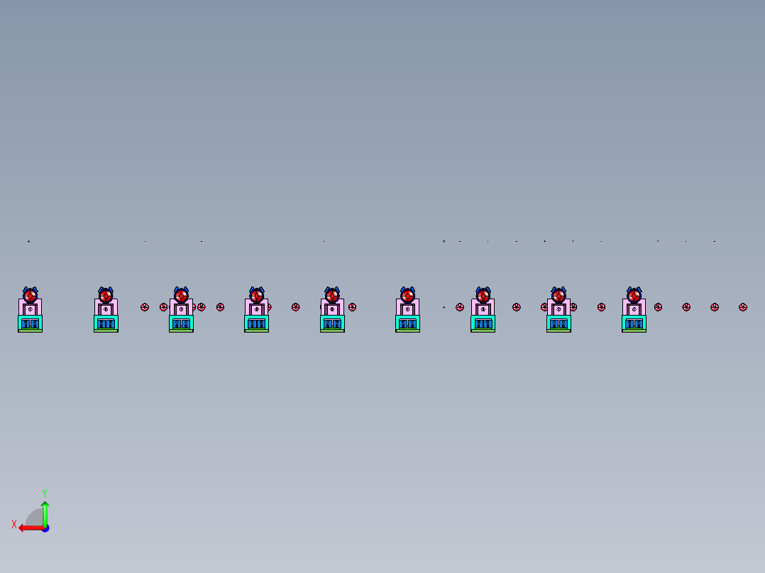 机房建设一站式整体后视图