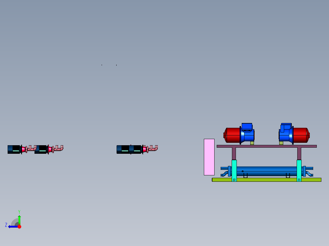 机房建设一站式整体右视图