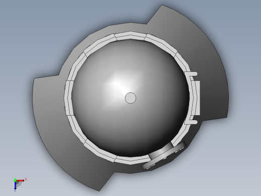 用于污水处理的精馏塔装置俯视缩略图