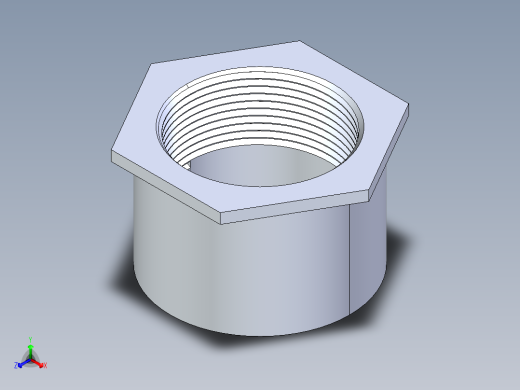 聚氯乙烯配件17-Sch80_ReducerBushing_FPTxSPIG_838-339_3in x 2.5in