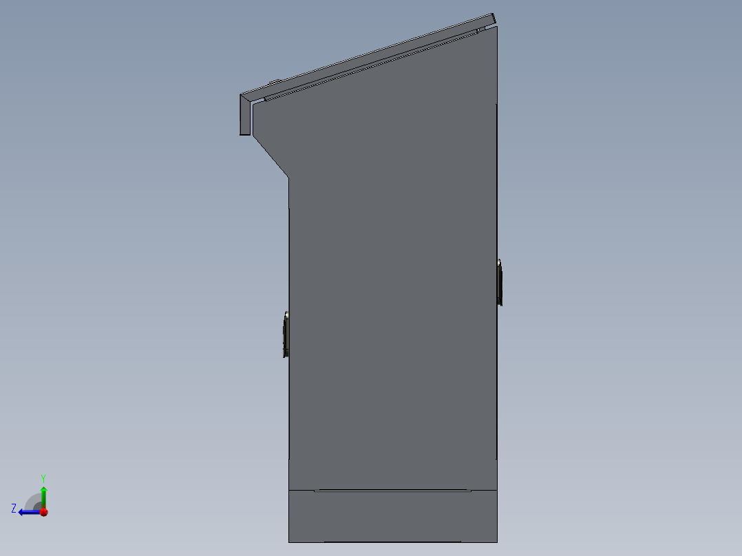 斜面操作台电柜右视图