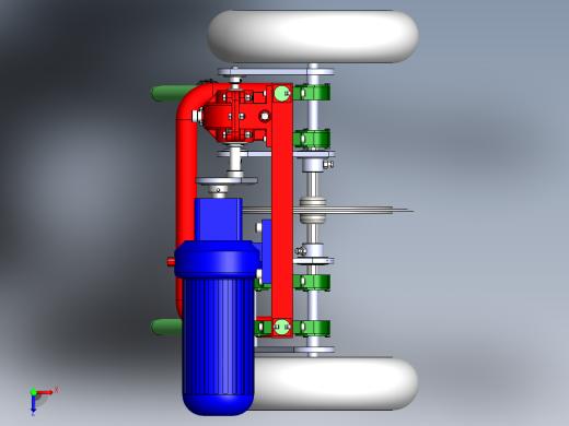 沙漠草方格压栽机俯视缩略图
