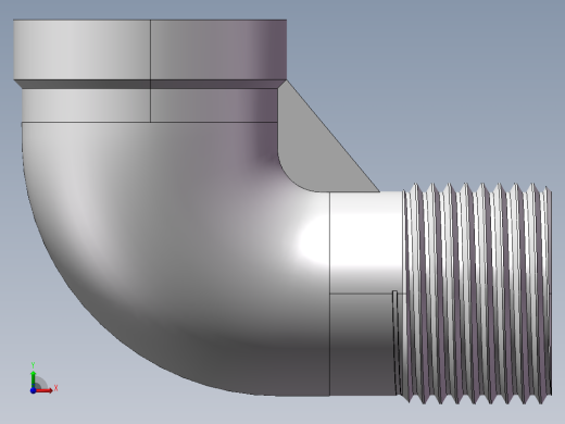 弯头-等径内外丝 DN20前视缩略图