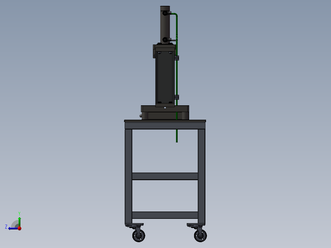 激光打印机右视图