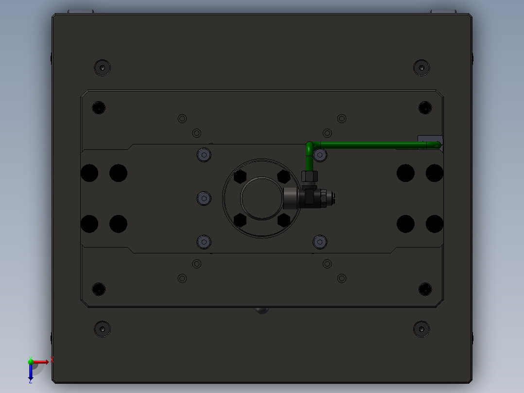激光打印机俯视图