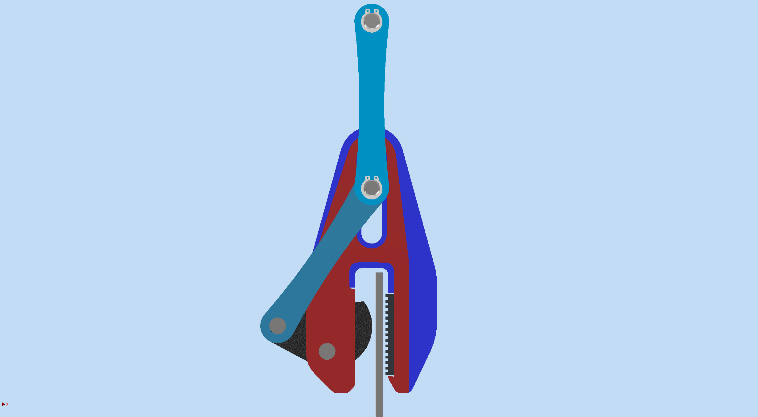 械夹具进行垂直金属板