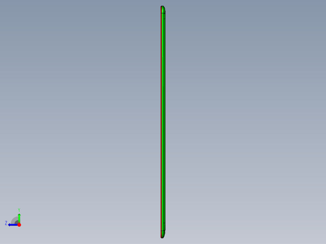 笔记本A壳全铣铣外形C角结构程序模型右视图