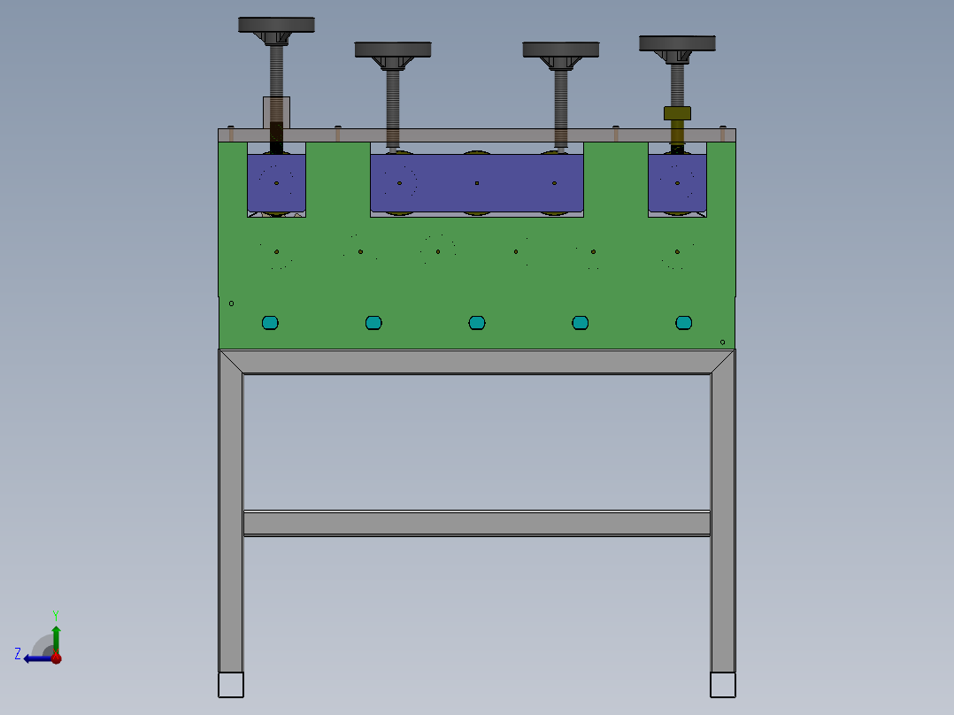 开卷校平部件右视图
