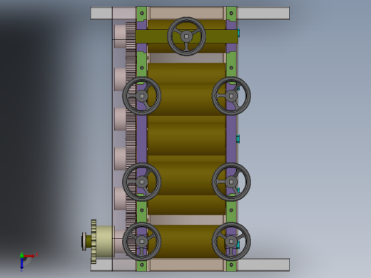 开卷校平部件俯视缩略图