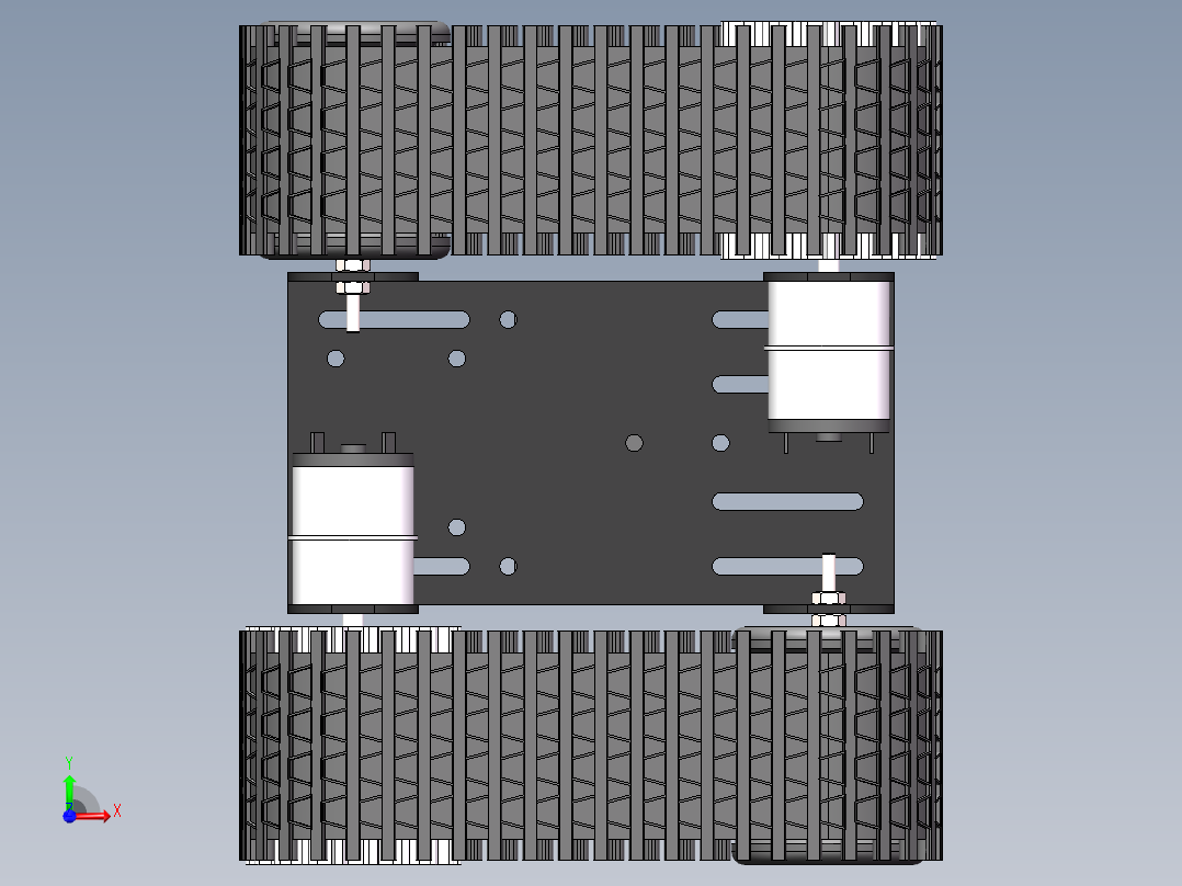 履带小车模型591899=40前视图