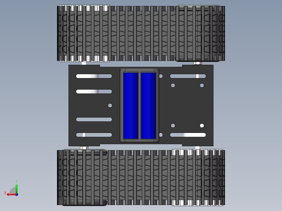 履带小车模型591899=40后视图