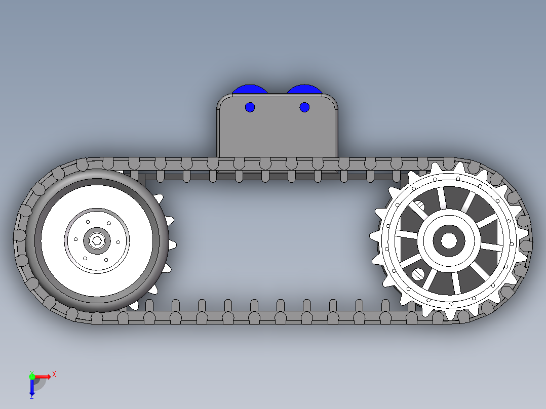 履带小车模型591899=40俯视图